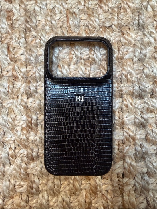 Other - Black faux crocodile skin case -iPhone 17pro
